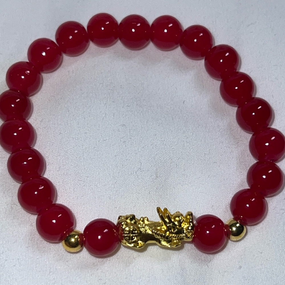 Feng Shui Bracelet Beads Dragon Protection to Attract Wealth and good luck🍀 NIB